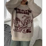 ファニーグラフィックフラッフィーニットプルオーバー | WEGO【WOMEN】 | 詳細画像9 