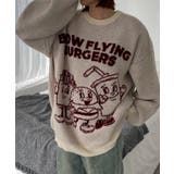 ファニーグラフィックフラッフィーニットプルオーバー | WEGO【WOMEN】 | 詳細画像10 