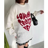 グラフィックBIGニットプルオーバー | WEGO【WOMEN】 | 詳細画像25 