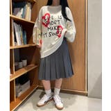 グラフィックBIGニットプルオーバー | WEGO【WOMEN】 | 詳細画像38 