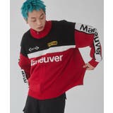 レーシンググラフィックニットブルゾン | WEGO【MEN】 | 詳細画像1
