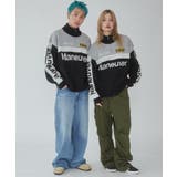 レーシンググラフィックニットブルゾン | WEGO【MEN】 | 詳細画像2