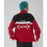 レーシンググラフィックニットブルゾン | WEGO【MEN】 | 詳細画像11