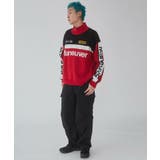 レーシンググラフィックニットブルゾン | WEGO【MEN】 | 詳細画像12