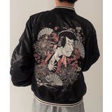 ブラック | 浮世絵スカジャン | WEGO【MEN】