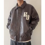 ブラウン | BENDAVISグラフィックレザージャケット | WEGO【MEN】