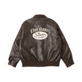 BENDAVISグラフィックレザージャケット | WEGO【MEN】 | 詳細画像9 