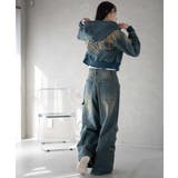ヴィンテージウォッシュショートフードブルゾン | WEGO【WOMEN】 | 詳細画像2