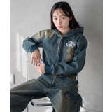 ヴィンテージウォッシュショートフードブルゾン | WEGO【WOMEN】 | 詳細画像8