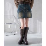ヴィンテージウォッシュカーゴミニスカート | WEGO【WOMEN】 | 詳細画像19 