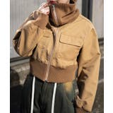 ウォッシュドダックワークショートブルゾン | WEGO【WOMEN】 | 詳細画像9