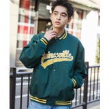 ダークグリーン | ワッペンロゴスタジャン | WEGO【MEN】