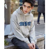 杢グレー | ワッペンロゴパーカー | WEGO【MEN】