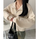ダブルジップショートニットブルゾン | WEGO【WOMEN】 | 詳細画像9 