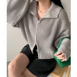 ダブルジップショートニットブルゾン | WEGO【WOMEN】 | 詳細画像13 