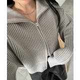 ダブルジップショートニットブルゾン | WEGO【WOMEN】 | 詳細画像16 