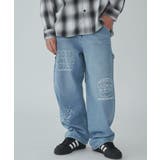 イージーペインターグラフィックデニムパンツ | WEGO【MEN】 | 詳細画像1