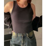 ブラック | なちゅ盛れカップインアメスリタンク | WEGO【WOMEN】