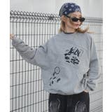 グレー | フォトペーストグラフィックプルオーバー | WEGO【MEN】