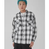 グラフィックオンブレチェックシャツ(LS) | WEGO【MEN】 | 詳細画像23 