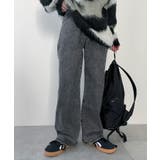 ブラックその他 | ストレートデニムパンツ | WEGO【WOMEN】