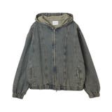 スウィッチングデニムフードブルゾン | WEGO【MEN】 | 詳細画像28