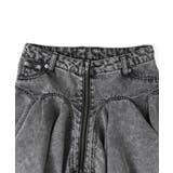 フロントジップデニムフレアミニスカパン | WEGO【WOMEN】 | 詳細画像15 