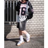 VネックナンバリングサテンBIGスウェット | WEGO【WOMEN】 | 詳細画像9 