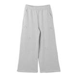 杢グレー | ダメージスウェットバギーパンツ | WEGO【MEN】