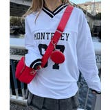 レッド | サークルポーチ付きスクエアショルダー | WEGO【MEN】