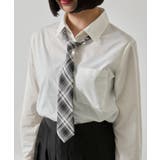 ブラックチェック1 | チェックスクールネクタイ | WEGO【WOMEN】
