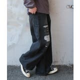 ダブルニーダメージデニムパンツ | WEGO【MEN】 | 詳細画像12