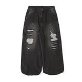 ダブルニーダメージデニムパンツ | WEGO【MEN】 | 詳細画像23