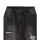 ダブルニーダメージデニムパンツ | WEGO【MEN】 | 詳細画像24