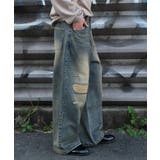 スーパーバギーダメージデニムパンツ | WEGO【MEN】 | 詳細画像5
