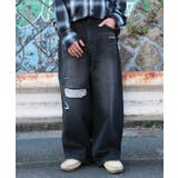 スーパーバギーダメージデニムパンツ | WEGO【MEN】 | 詳細画像8