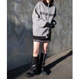 クロスダメージニットBIGブルゾン | WEGO【WOMEN】 | 詳細画像2 
