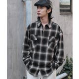 柄3 | オンブレチェックシャツ(LS) | WEGO【MEN】