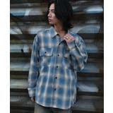 柄4 | オンブレチェックシャツ(LS) | WEGO【MEN】