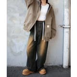 ヴィンテージウォッシュダックフードブルゾン | WEGO【WOMEN】 | 詳細画像2
