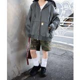 ヴィンテージウォッシュダックフードブルゾン | WEGO【WOMEN】 | 詳細画像3