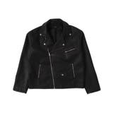 ブラック | PUダブルライダースジャケット | WEGO【MEN】