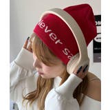 レッド | ロゴシングルニットワッチ | WEGO【MEN】