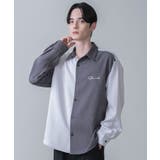 ドライポリカラーブロックシャツ(LS) | WEGO【MEN】 | 詳細画像13
