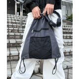 コードデザインナップサック | WEGO【MEN】 | 詳細画像12 