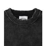 ピグメントロゴニットプルオーバー | WEGO【MEN】 | 詳細画像3