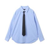 ネクタイ付きストライプシャツ(LS) | WEGO【MEN】 | 詳細画像10 