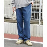 デニム中濃色 | デニムイージーストレートパンツ2 | WEGO【MEN】