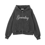 ヴィンテージライクスタッズジップパーカー | WEGO【WOMEN】 | 詳細画像15