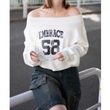 オフショルショートスウェット | WEGO【WOMEN】 | 詳細画像10